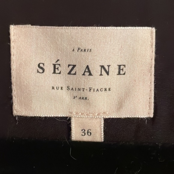 Exquisite Sezane Clemence bottom down midi dress-NWT- size 4 - Picture 8 of 10